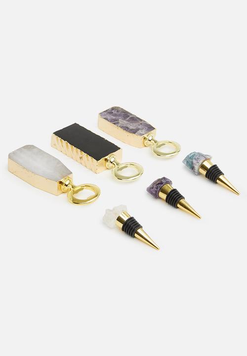 Four One Wine - Alu gemstone bottle opener - crystal