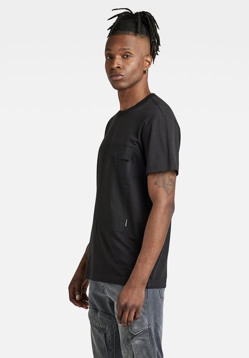 G-STAR - Pocket r T-shirt - dk black