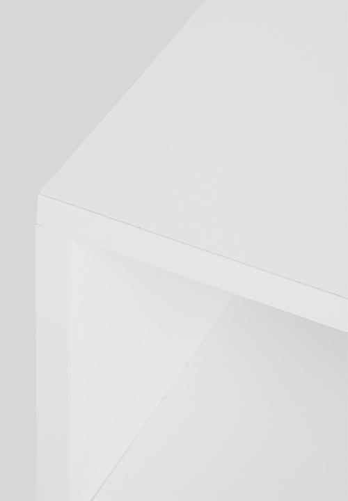 Blockhouse - Hugo open bedside table - white