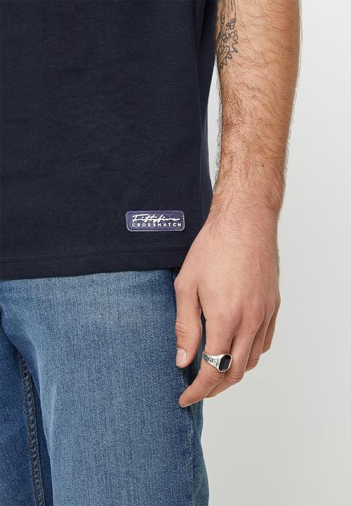Crosshatch - Kneebury ch crew neck - navy