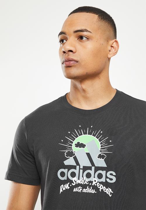 adidas Performance - Aworld run g t - carbon