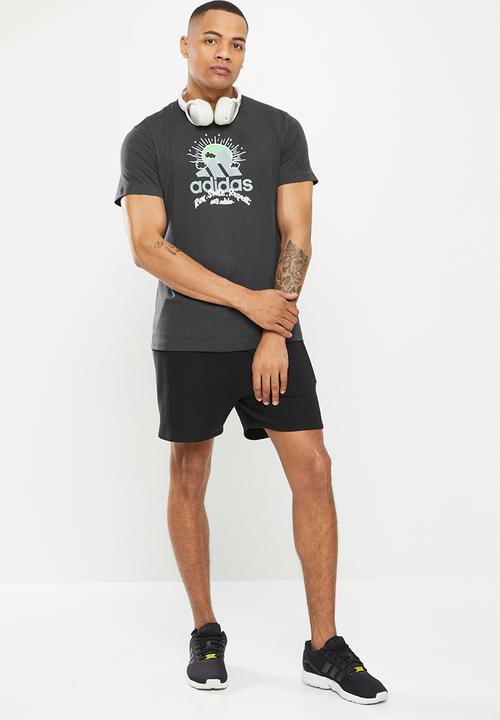 adidas Performance - Aworld run g t - carbon