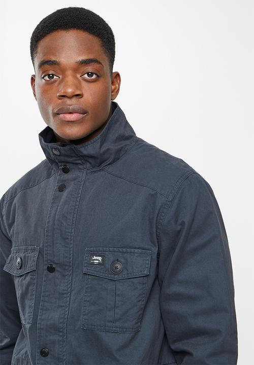 JEEP - Canvas field jacket - navy