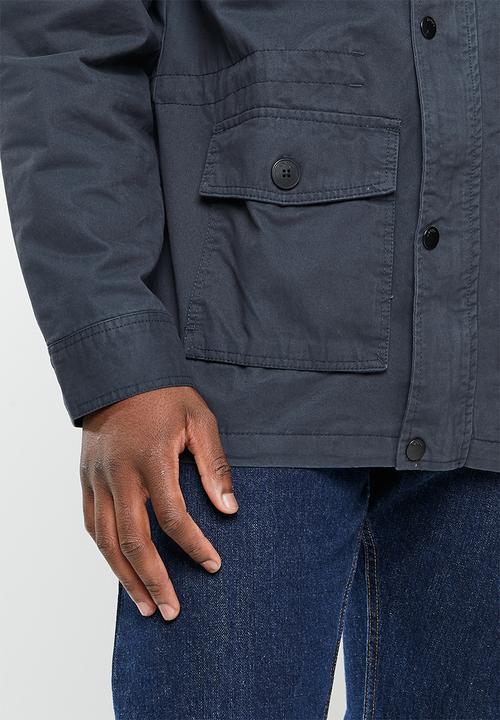 JEEP - Canvas field jacket - navy