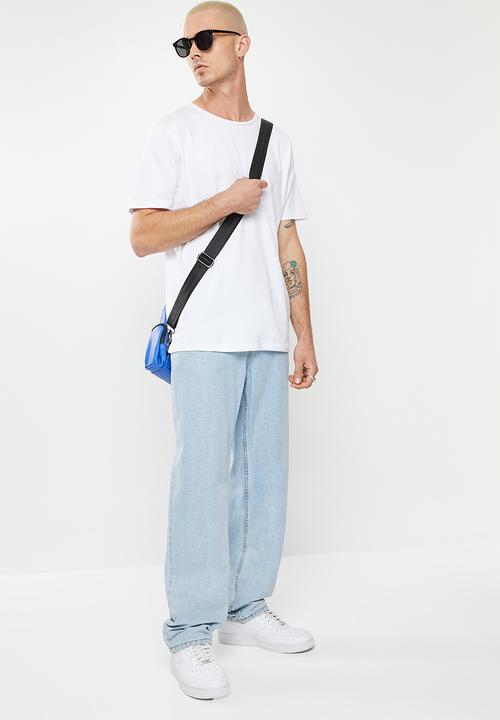 Crosshatch - Graymon white mens self col emboidered ch logo - white