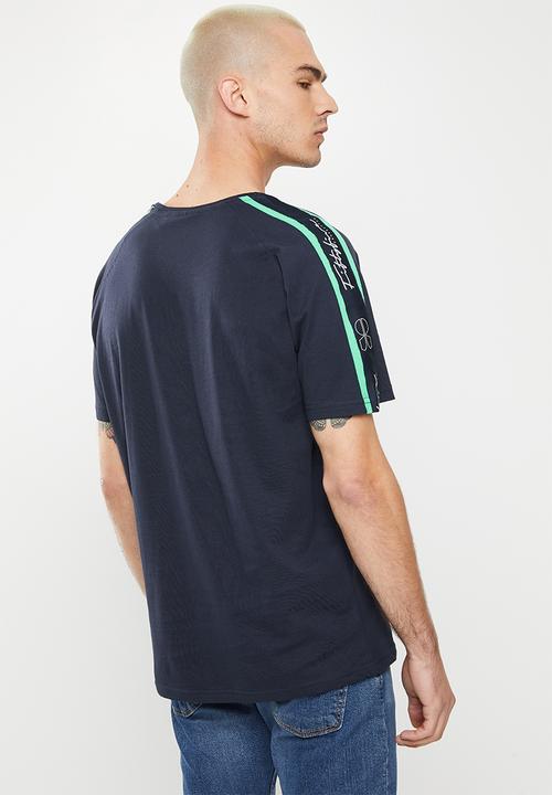 Crosshatch - Trullster ch raglan crew neck - navy