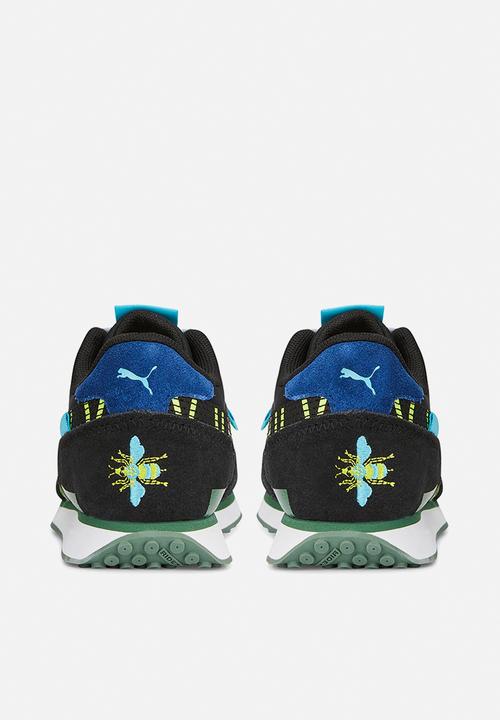 PUMA - Future rider small world ps - puma black-lime squeeze