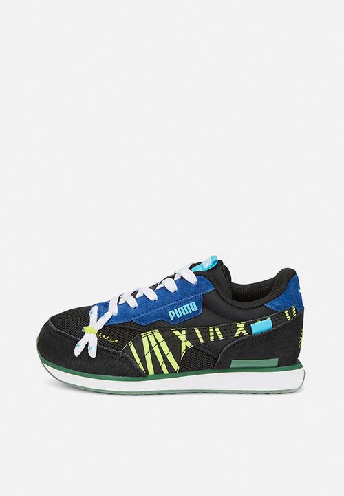 PUMA - Future rider small world ps - puma black-lime squeeze