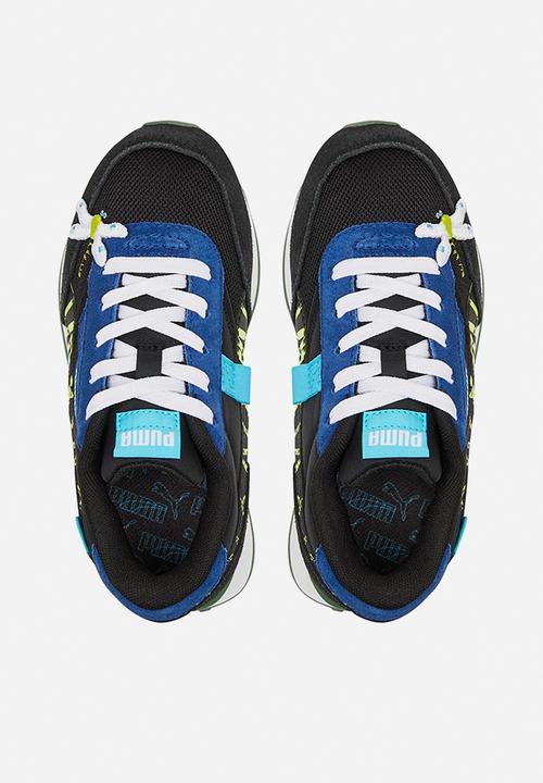 PUMA - Future rider small world ps - puma black-lime squeeze