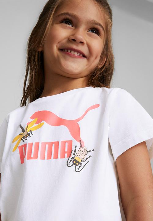 PUMA - Small world prime tee - puma white