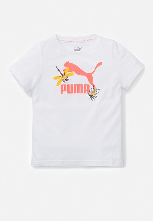 PUMA - Small world prime tee - puma white