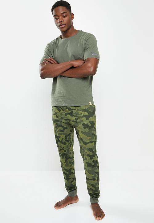 Crosshatch - Combo craft green camo trs set box - green camo