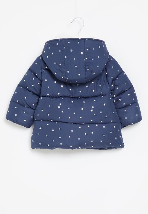 Pop Candy - Girls star hooded jacket - navy