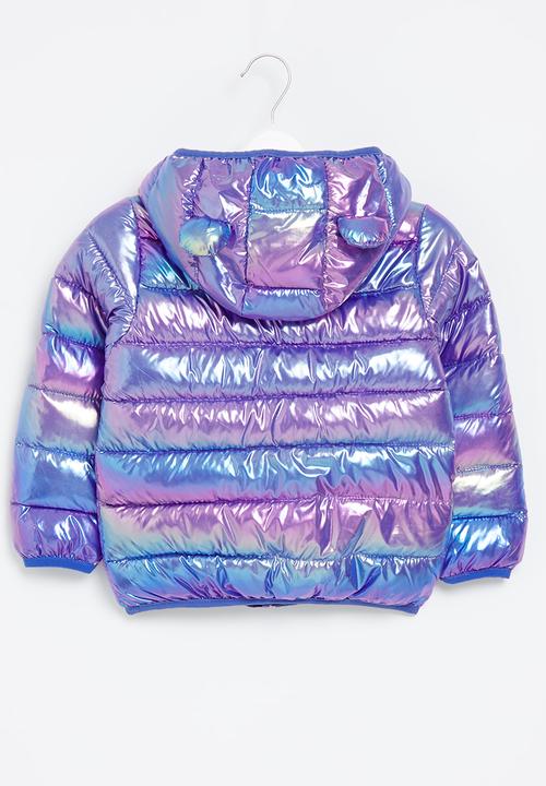 Pop Candy - Hooded puffer - multi