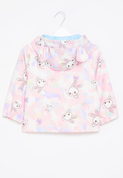 Pop Candy - Girls printed hooded jacket - pink