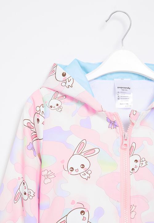 Pop Candy - Girls printed hooded jacket - pink