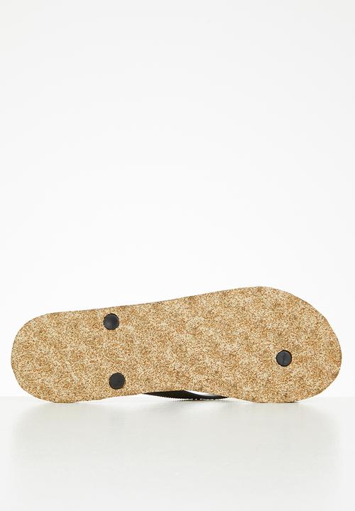 reefer - Cork flip flops - black