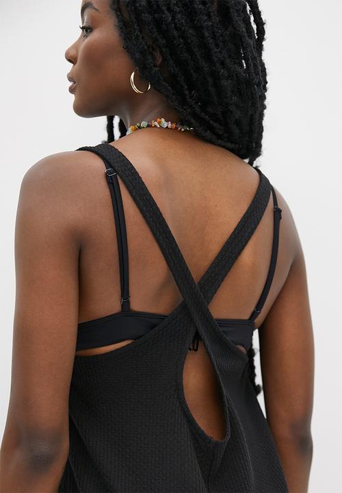 Superbalist - V-neck romper - black