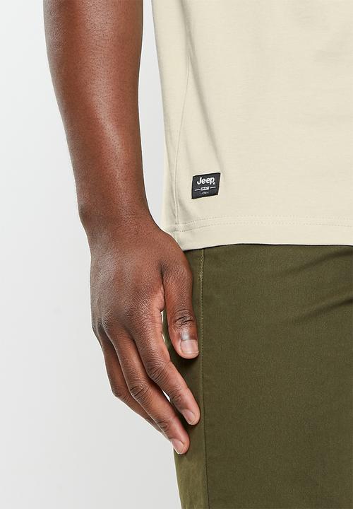 JEEP - Jeep fashion graphics tee - khaki grey