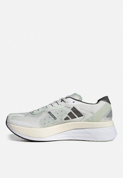 adidas Performance - Adizero boston 11 m - crystal white/night met./linen green