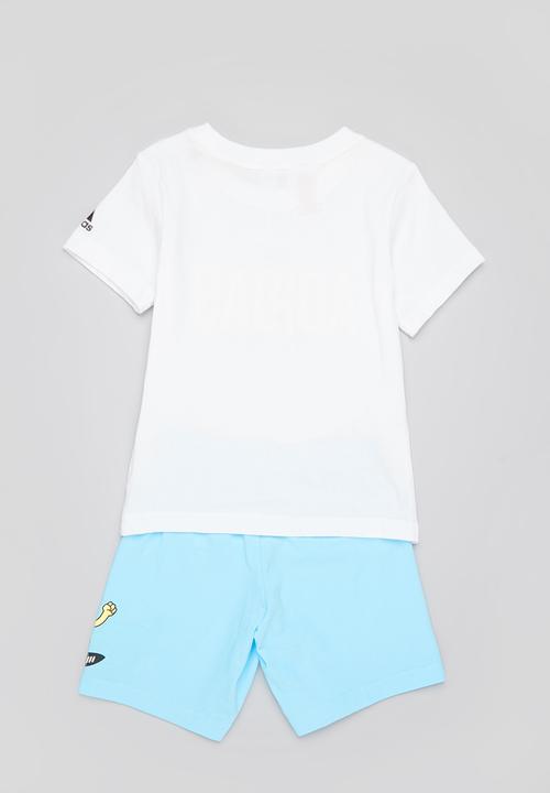 adidas Originals - Infant summer set - white & blue