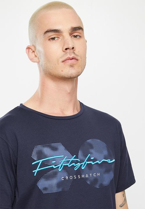 Crosshatch - Cremlike ch crew neck - navy