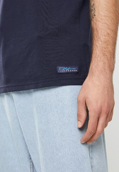 Crosshatch - Cremlike ch crew neck - navy