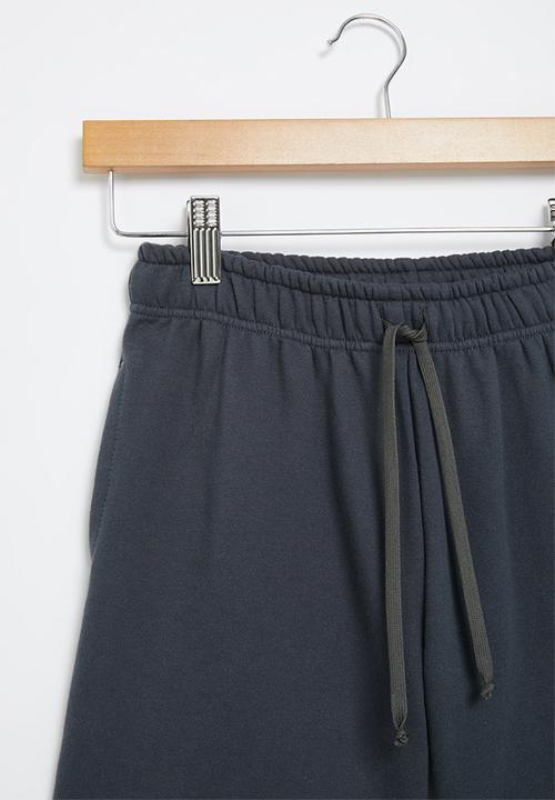 Superbalist - NASA sweat shorts - charcoal