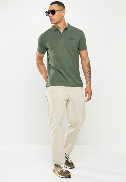 Crosshatch - Pendles polo - deep forest