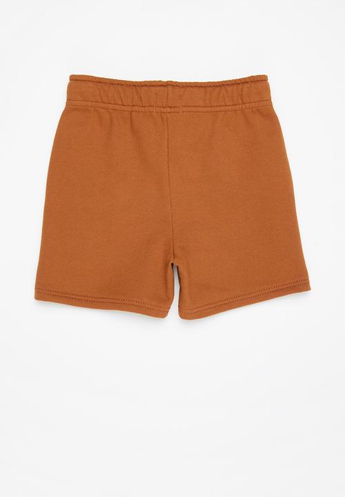 Superbalist - 2 Pack sweat short - amber & stone