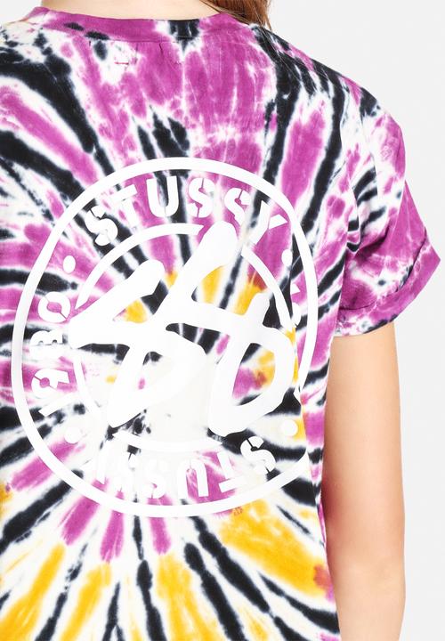 Stussy - Roots Tiedye Crop Tee