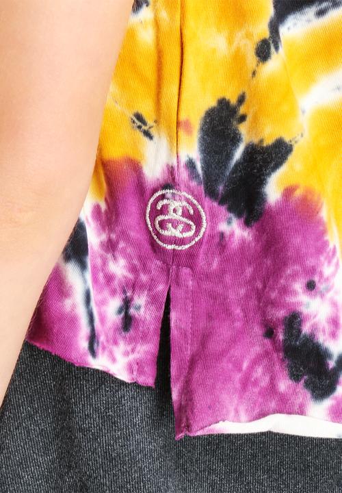 Stussy - Roots Tiedye Crop Tee
