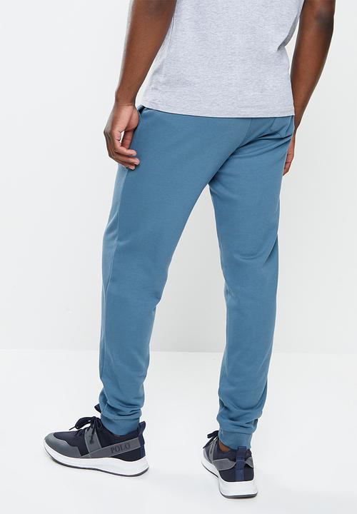 POLO - Cuffed fleece jogger - blue