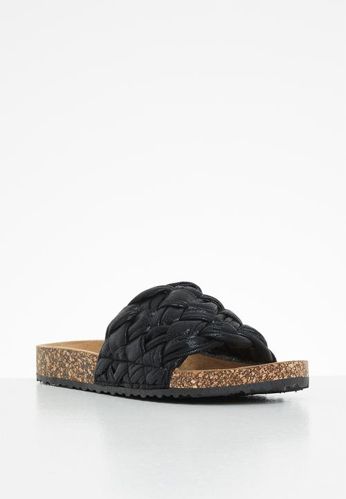 Butterfly Feet - Hallie 1 slide - black
