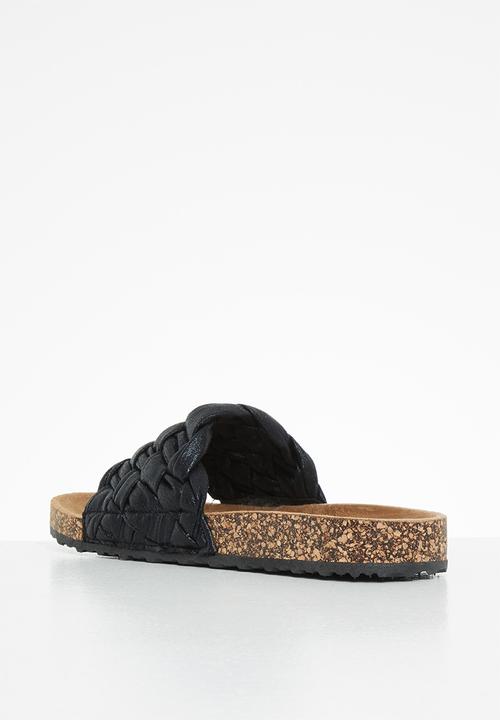 Butterfly Feet - Hallie 1 slide - black