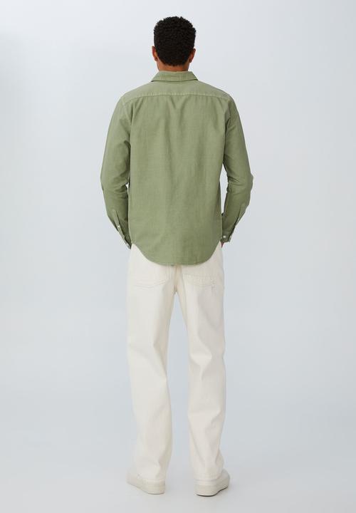 Cotton On - Mayfair long sleeve shirt - vintage sage