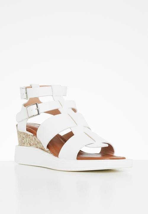 Butterfly Feet - Bailey 1 wedge heel - white