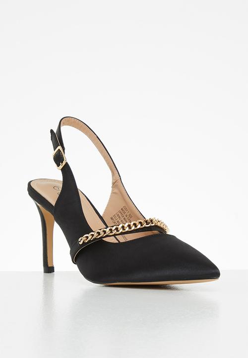 Butterfly Feet - Jody 1 barely there stiletto heel - black