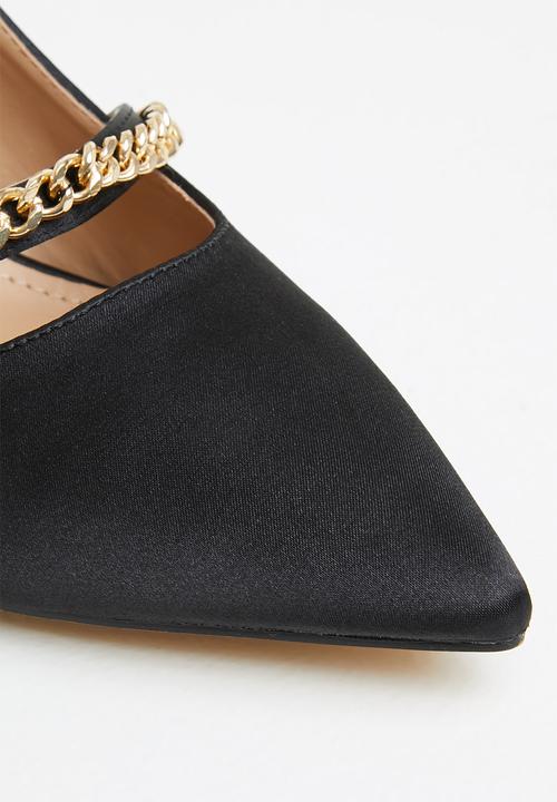 Butterfly Feet - Jody 1 barely there stiletto heel - black