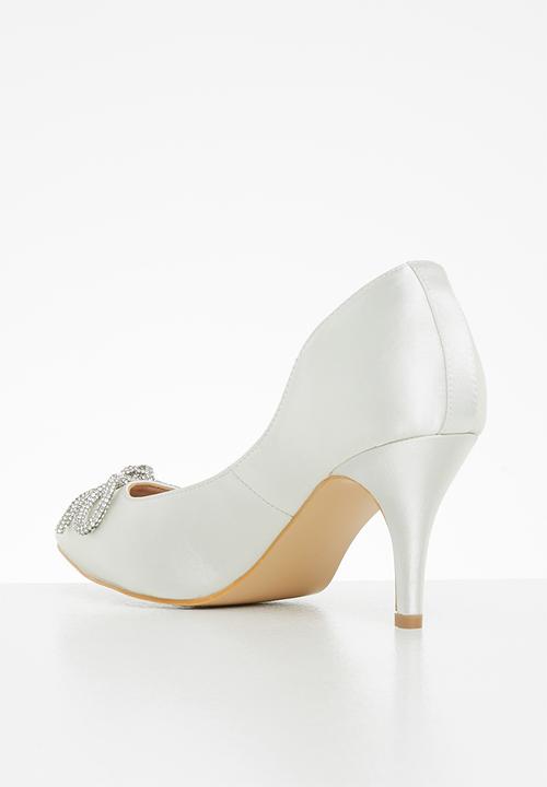 Butterfly Feet - Abbi 2 court stiletto heel - silver