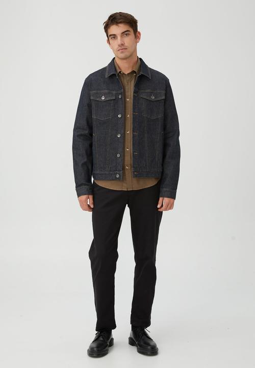 Cotton On - Mayfair long sleeve shirt - vintage washed chocolate