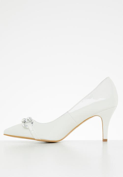 Butterfly Feet - Abbi 1 court stiletto heel - white