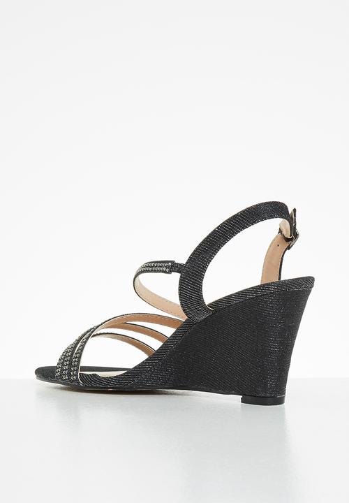 Butterfly Feet - Marly 3 wedge heel - black