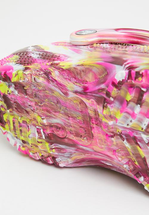 Crocs - Classic marbled clog - electric pink 