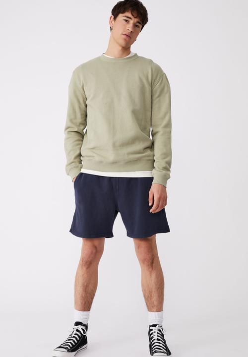 Cotton On - Pigment fleece short - pigment true navy