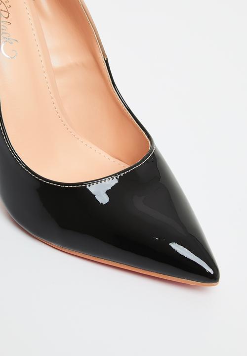 Miss Black - Lou20 barely there court heel - neutral combo