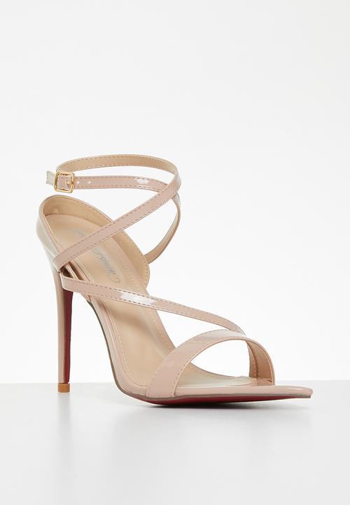 Miss Black - Dagger1 barely there stiletto heel - neutral