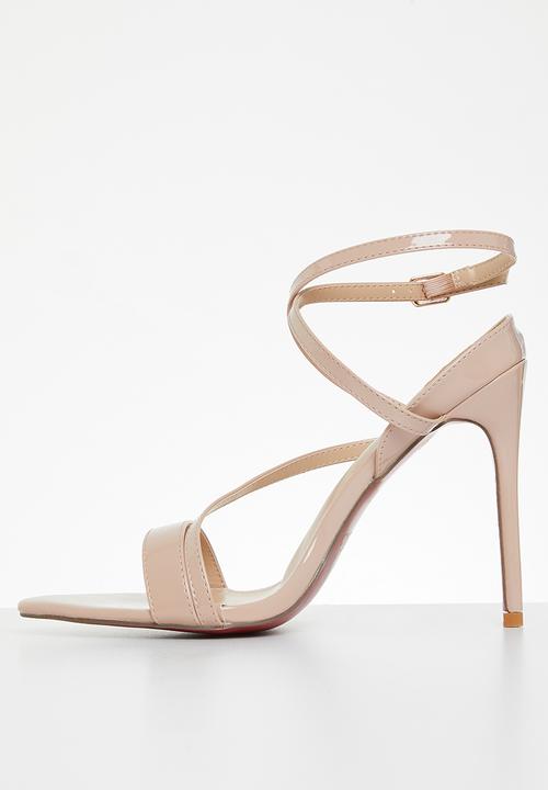 Miss Black - Dagger1 barely there stiletto heel - neutral