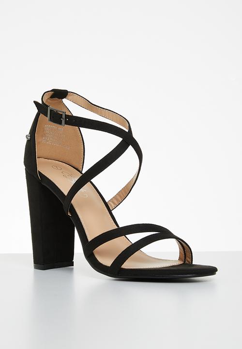 Miss Black - Border1 block heel - black