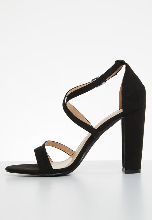 Miss Black - Border1 block heel - black